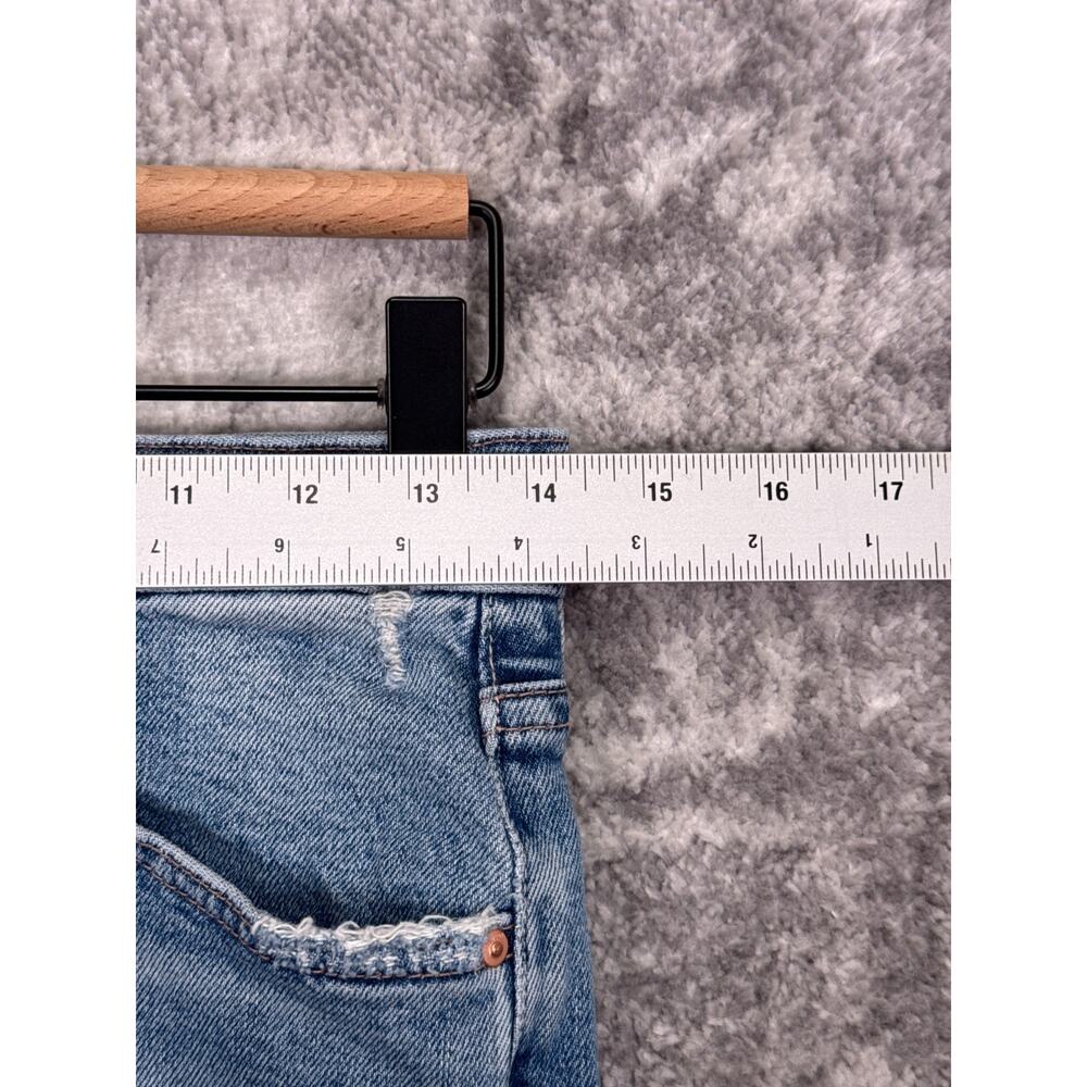 Mother Jeans 28 Womens The Tomcat Ankle Quite Contrary Distressed Wash Denim - Picture 3 of 11